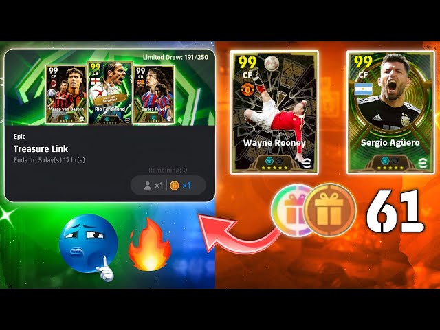 Pack Opening with 61 Free Epic Chances 😍 I Destroyed the Pack 🥵 eFootball 26 Pack Opening