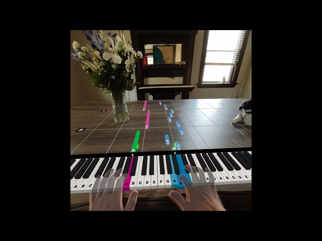 Virtual Piano on the Quest 3 (PianoVision)