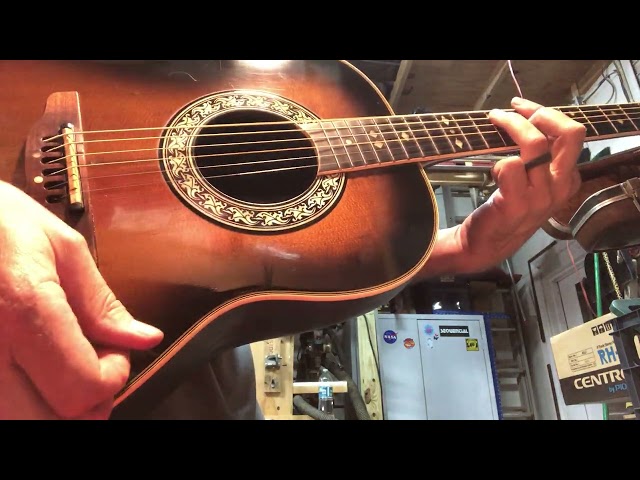Vintage 70s-80s Ovation 1617 Legend Acoustic Electric Guitar