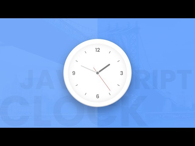 Working Analog Clock Using Html5 CSS3 & Javascript