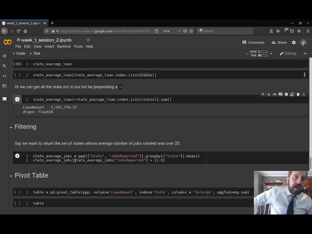 Python in Finance: Pandas, Compressed Files, Pivot Tables (PPP Loans Session 5)