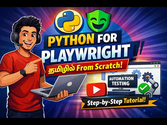 Python Playwright Tutorial in Tamil | Automation Testing for Beginners | Session 10 | QA Mastery