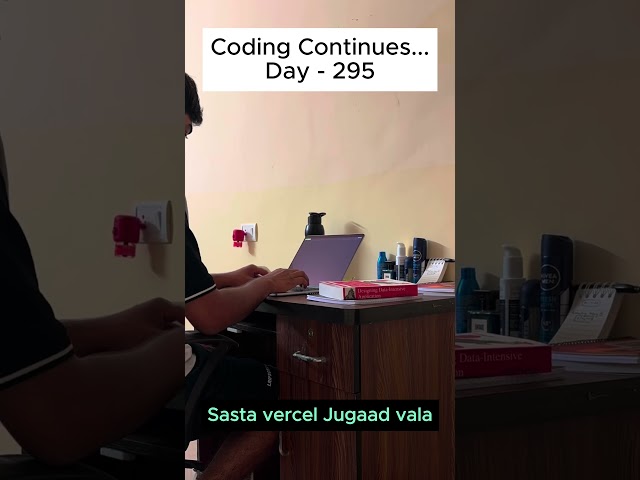 [DAY-295] Coding Continues.. #python #tech #startup #coding #codes #systemdesign #programming #code