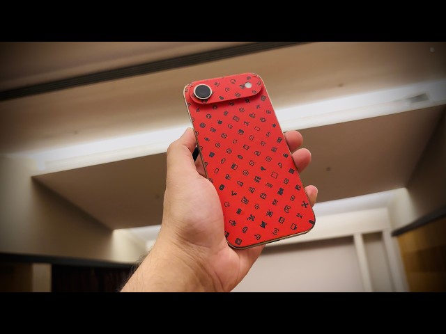 You Won’t Believe How Good the iPhone Air Looks in MKBHD’s REDCODE Skin!