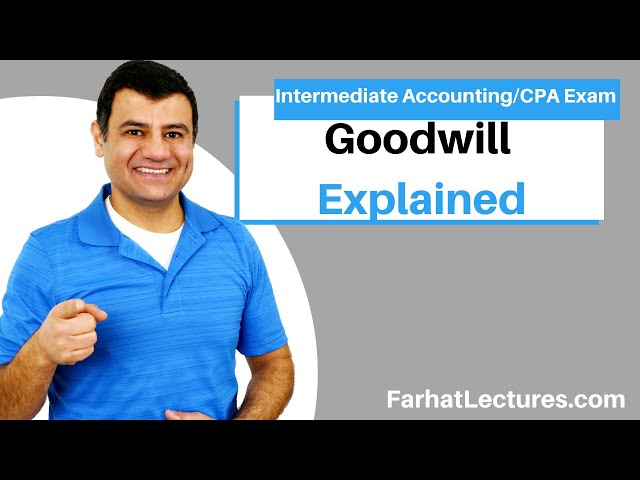 What is Goodwill?  Accounting