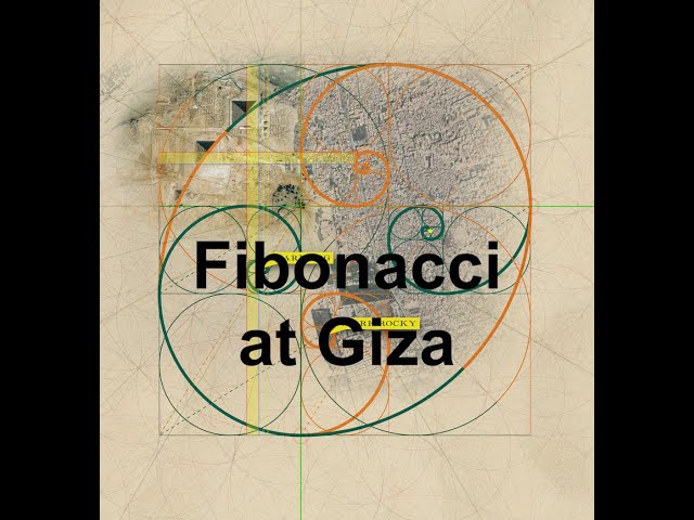 The Fibonacci Spiral Through the Great Pyramid of Giza