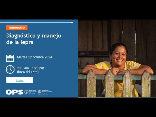 Webinario: Diagnóstico y Manejo de la Lepra