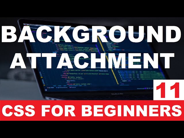CSS Tutorial 11 : Background attachment