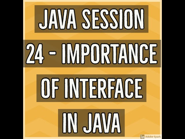 Java #24  - Interface in Java