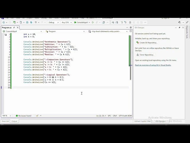 C# operators
