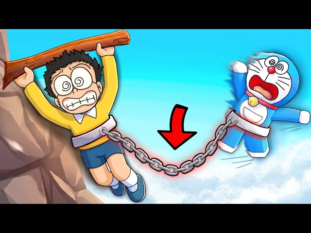 Nobita and Doraemon Chained Together! 😆