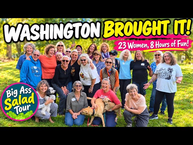 23 WOMEN SHOWED UP! My Biggest Big Ass Salad Meetup Yet!