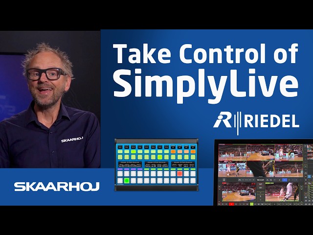 Take Control of Riedel SimplyLive with SKAARHOJ Master Key 48