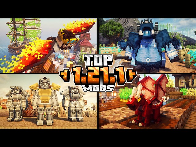 Top 30 Minecraft 1.21.1 Mods (Forge/Fabric/NeoForge)