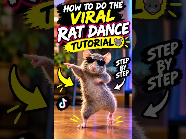 How To Do The VIRAL Rat Dance Tutorial 🐀 (Step by Step)