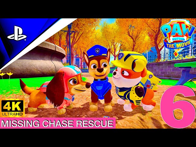Paw Patrol The Movie Adventure City Calls MISSING CHASE RESCUE Gameplay Part 6 #pawpatrol #ps5 #kids
