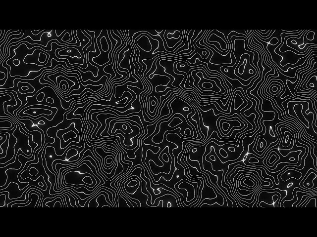 1 Hour of Dark Abstract Height Map Pattern Loop Animation | QuietQuests