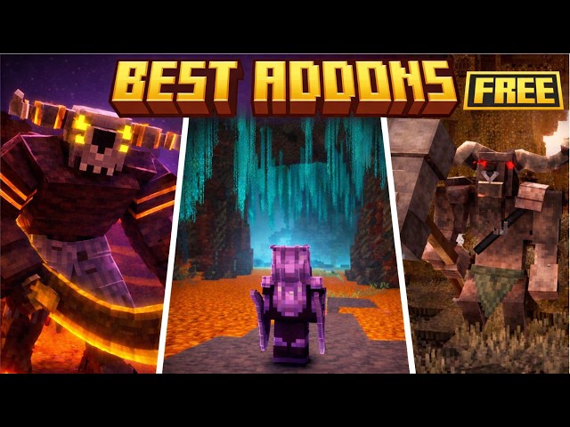 These Minecraft Addons Completely Change the Game (MCPE/BEDROCK)
