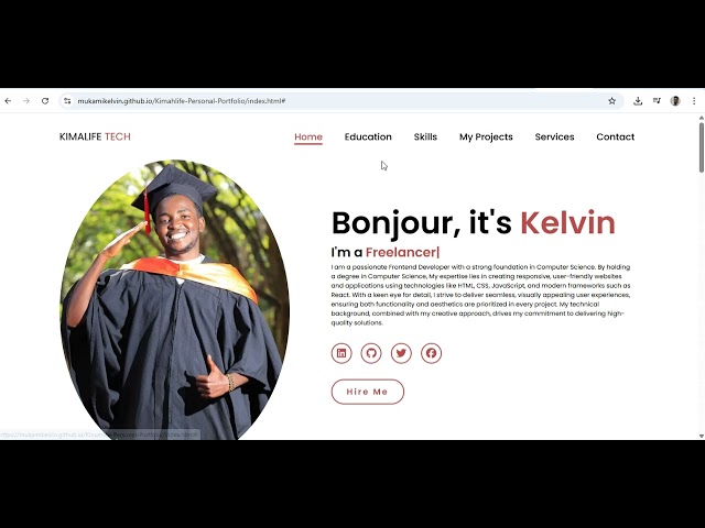 💻🔥Showcasing My Web Developer Personal Portfolio 💻 | Built with HTML, CSS, JavaScript