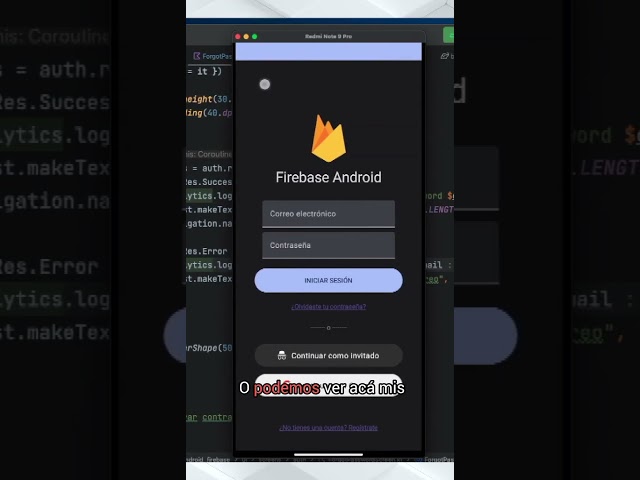 Cambiar contraseña con Firebase