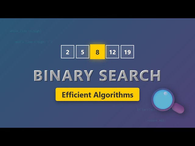 Binary Search Fundamentals Explained - Algorithm Tutorial for Beginners