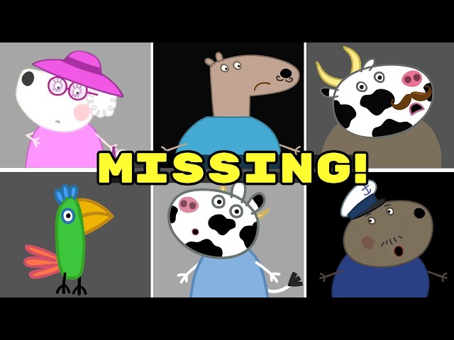 6 STRANGEST MISSING Characters In Peppa Pig!