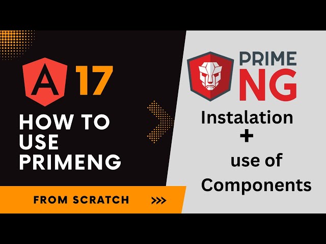 PrimeNg in Angular | Angular 17
