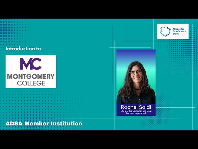 Data Science Program, Montgomery College | ADSA Member Institution Introduction
