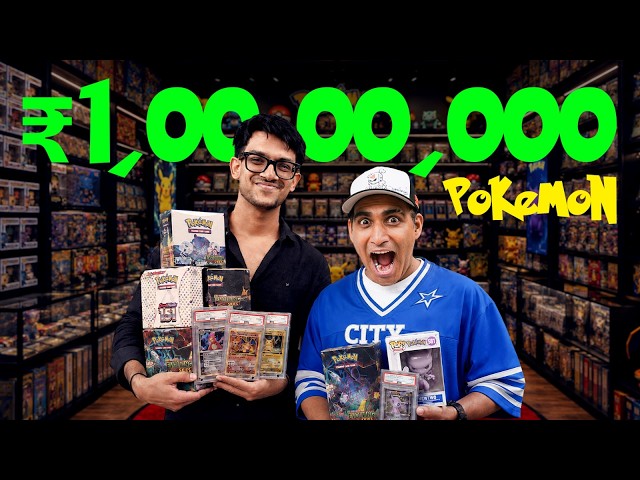 India’s ₹1 Crore Pokémon Card & Collectibles Collection