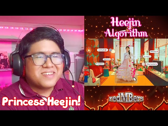 Reaction to Heejin (희진) - Algorithm MV!