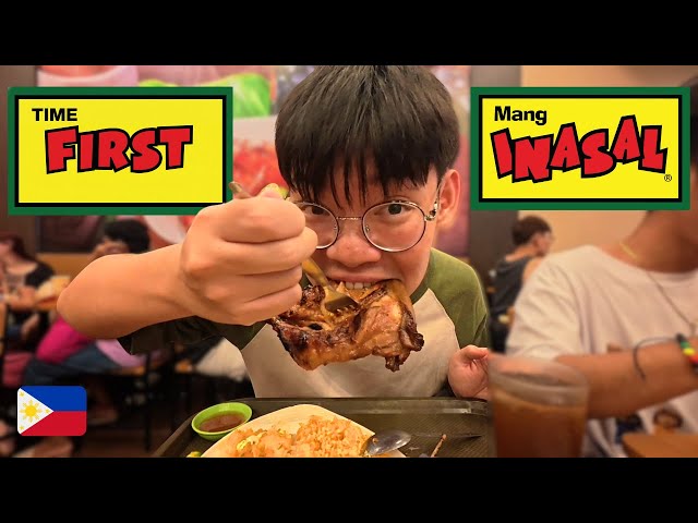 FIRST Time Trying Mang Inasal In Philippine 🇵🇭  This Is The REAL BEST Grilled Chicken Here!