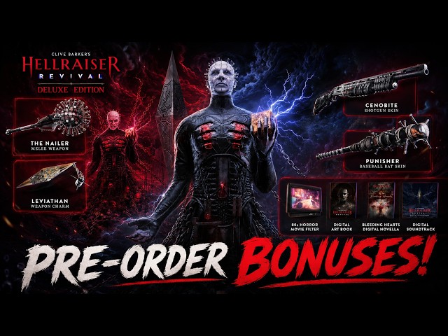 Clive Barker's Hellraiser Revival PRE ORDER Bonuses Are Here!!