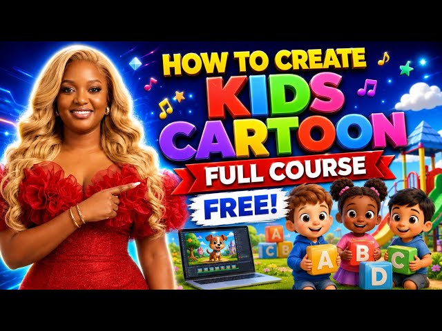 I Created a CoComelon-Style Video in 10 Minutes Using FREE AI! (Step-by-Step)
