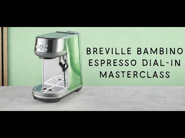 Espresso dial-in master class on the Breville bambino #espresso #bambino #howto