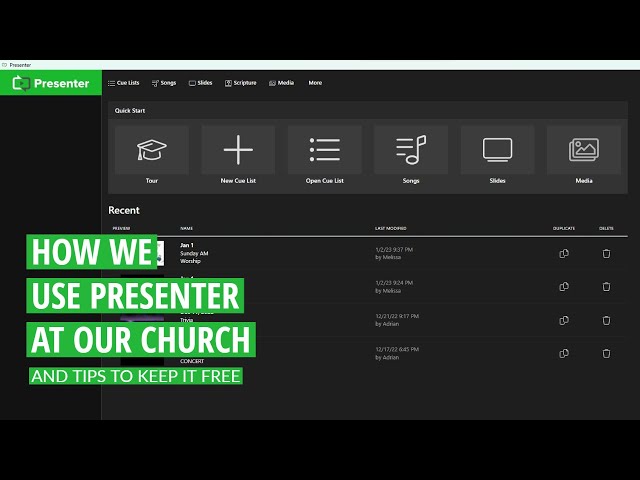 Presenter by Worship Tools | How We Use It