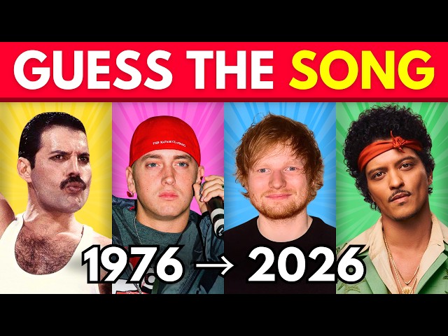 Guess the Song 🎶 | One Song per Year 1976-2026 | Music Quiz