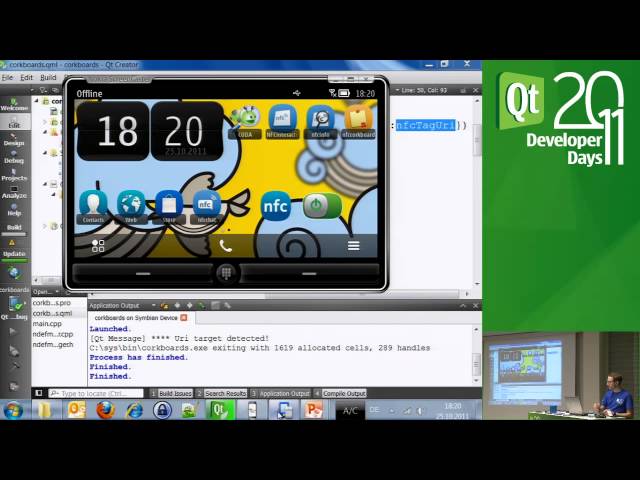 Qt DevDays 2011, Using Qt mobility to develop NFC apps, Part 2: Andreas Jakl