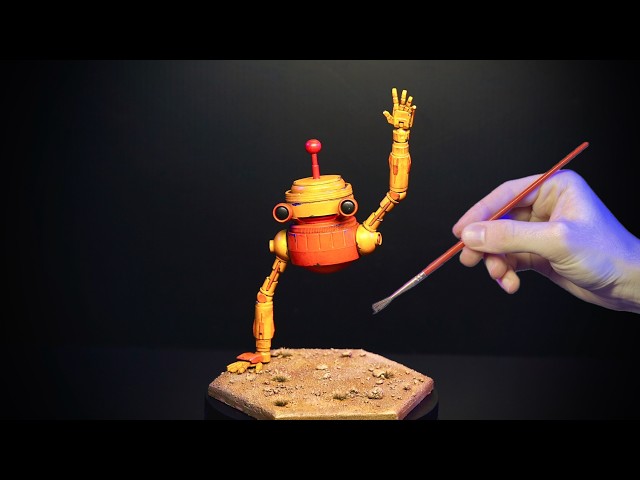 This May be the Cutest Robot I've Ever Made [Scratch Built Robot Model]