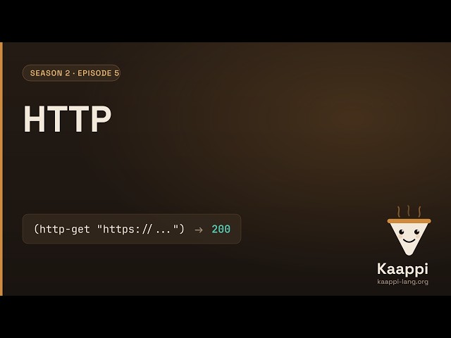 HTTP: Fetch the Web, Serve the Web — Kaappi Scheme S2 #5