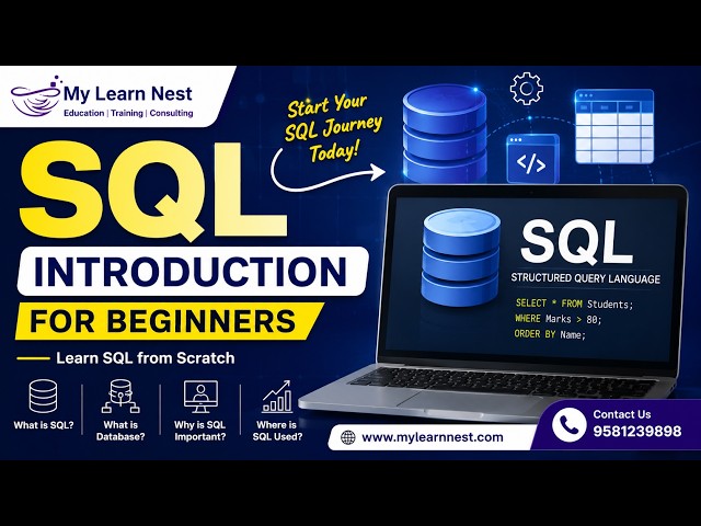 SQL Introduction for Beginners | Learn SQL from Scratch | SQL Tutorial in English