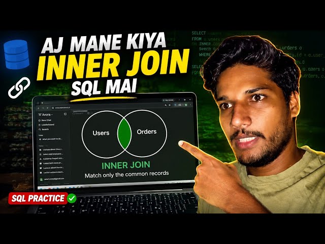 Inner join in Sql 😁 #vlog #dailyvlog 