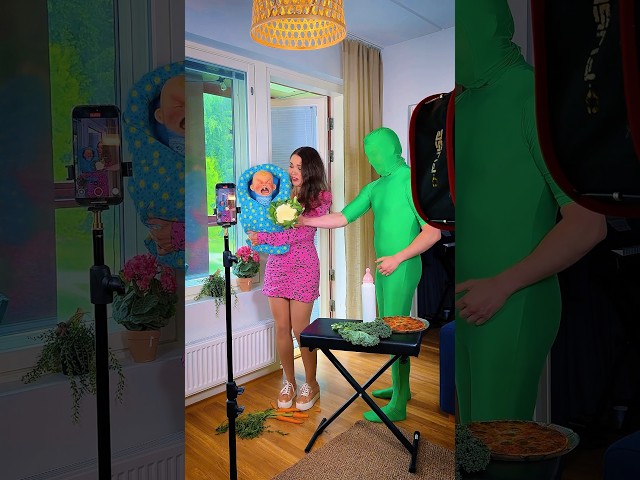 behind the scenes 💀 #crybaby  #behindthescenes greenscreensuit