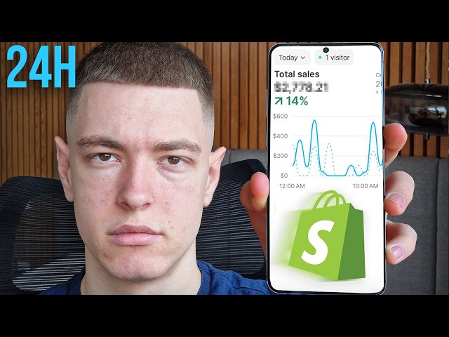 I Tried Shopify Dropshipping For 24H (Realistic Results)