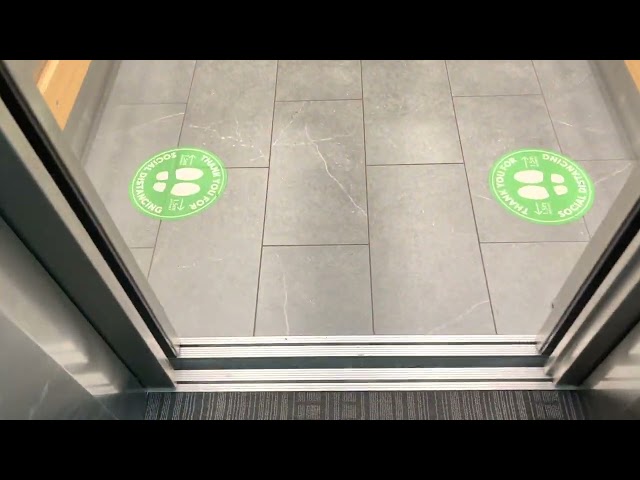 Double Doors! Queensland Elevators (Nidec) MRL Traction lifts at Market Central, Lutwyche, QLD