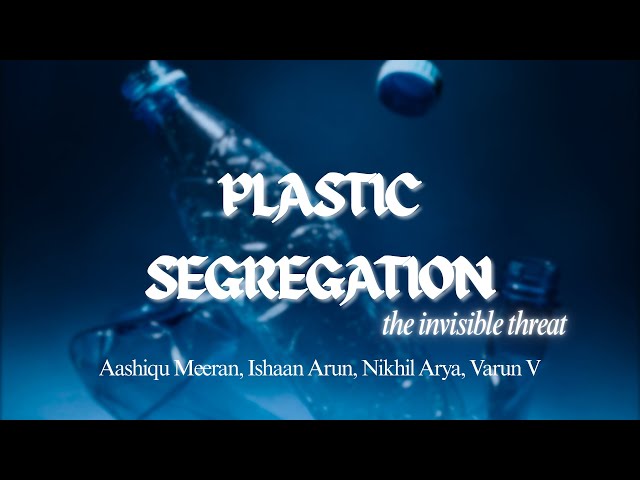 PLASTIC SEGREGATION AI IVP PROJECT CLASS 12 B | SDG 14: LIFE BELOW WATER