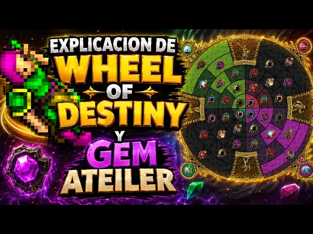 WHEEL OF DESTINY y GEM ATELIER EXPLICADOS | Guía Completa para Principiantes | #tibia #tibia2026