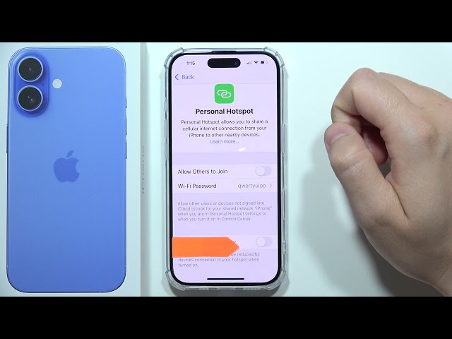 iPhone 16: How to Share Internet (Hotspot)