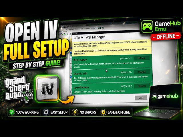 Complete OpenIV Setup on GameHub Emulator | GTA 5 Mobile Mod Setup - Loading & Error Fixes