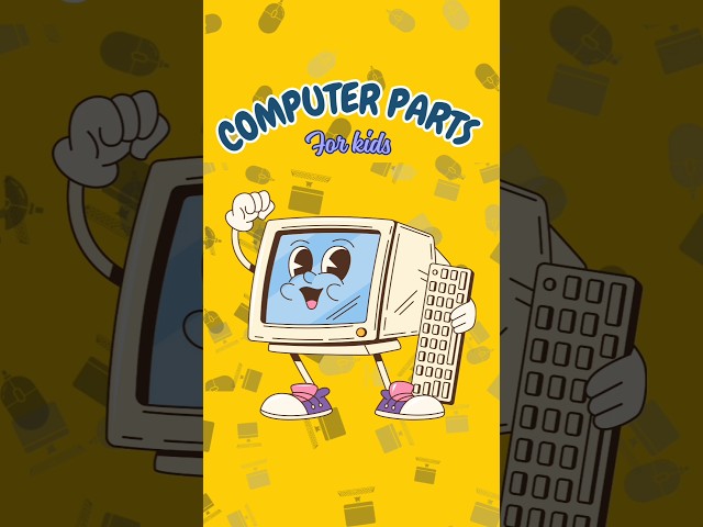 Parts of Computer for Kids | Learn Computer Basics | #kidsvideo #computer #computerknowledge #viral