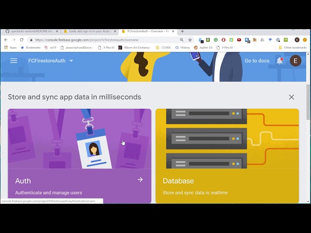Firestore authentication tutorial